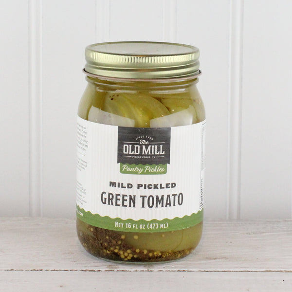 Mild Pickled Green Tomatoes