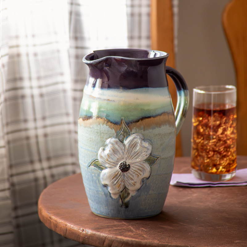 Dogwood Patterned Pitcher