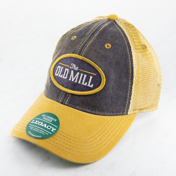 Mustard Yellow Old Mill Trucker Hat