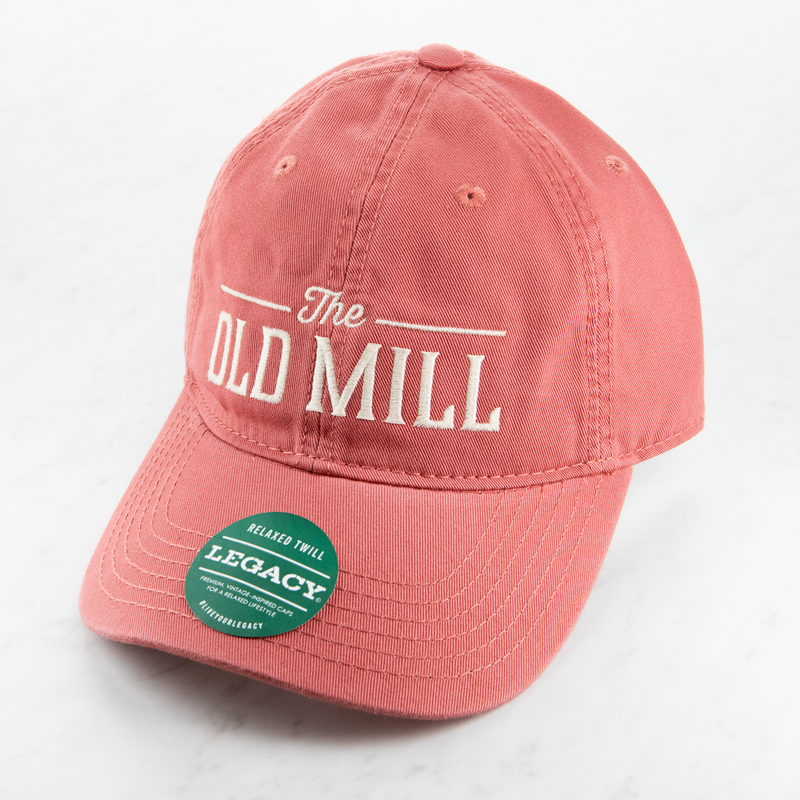 Classic Red Old Mill Relaxed Twill Hat