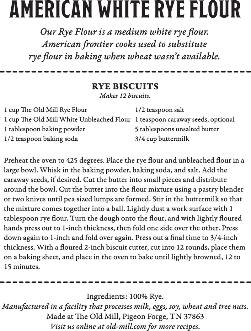 American White Rye Flour