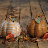 Handmade Pottery Pumpkin White