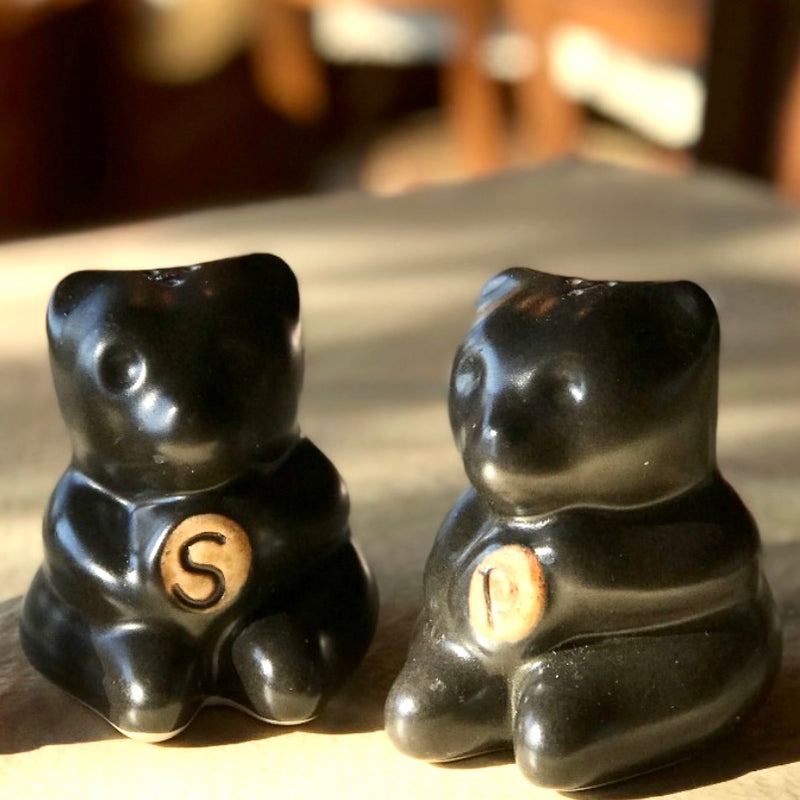 chicago bears salt and pepper shakers
