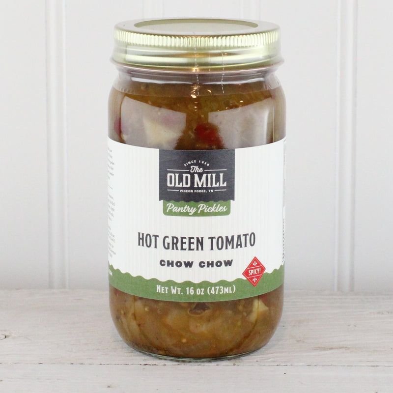 Hot Green Tomato Chow Chow 16 oz