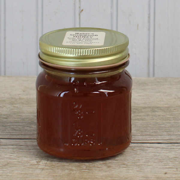 Strained Sourwood Honey - 12 Ounces